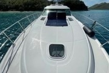 a small boat in a body of water